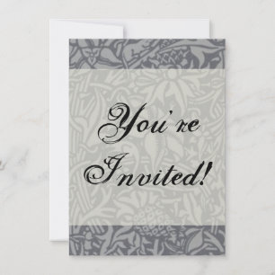 Invitación Tistle escocés Knot William Morris Style