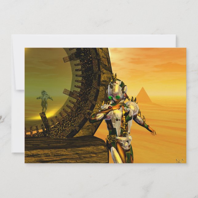 INVITACIÓN TITAN EN EL DESIERTO DE LA HIPERIÓN (Anverso)