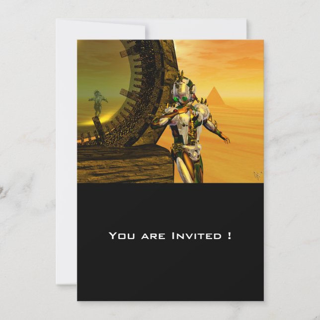 INVITACIÓN TITAN EN EL DESIERTO DE LA HIPERIÓN (Anverso)