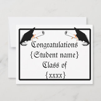Invitación Título de graduación con diploma