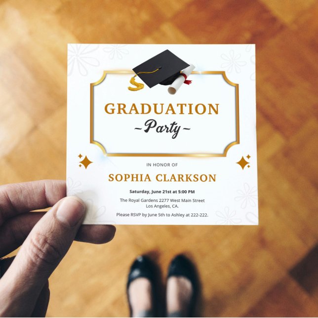 Invitación Título de graduación y diploma (Subido por el creador)