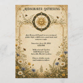Invitación Título del producto Celebración de Verano Botanica