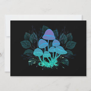 Invitación Toadstools en Bushes