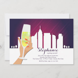 Invitación Toast of the Town Invitation