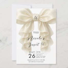 Invitación Tocado de Volantes en Cascada Elegante Fiesta Dulc
