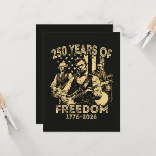 Invitación Tocar la guitarra 4 de julio 250 aniversario