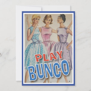 Invitación Todas Las Damas Están Jugando Bunco