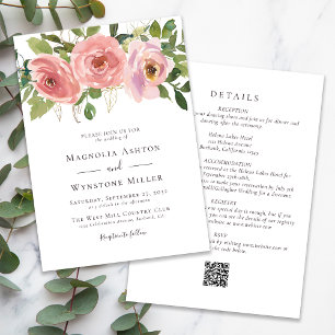 Invitación Todas las flores en un Boda