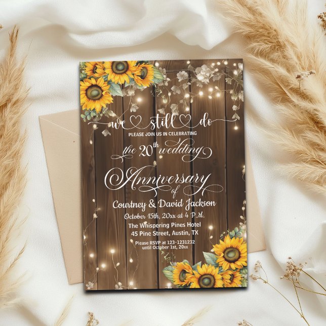 Invitación Todavía hacemos 20° Aniversario Boda (Subido por el creador)