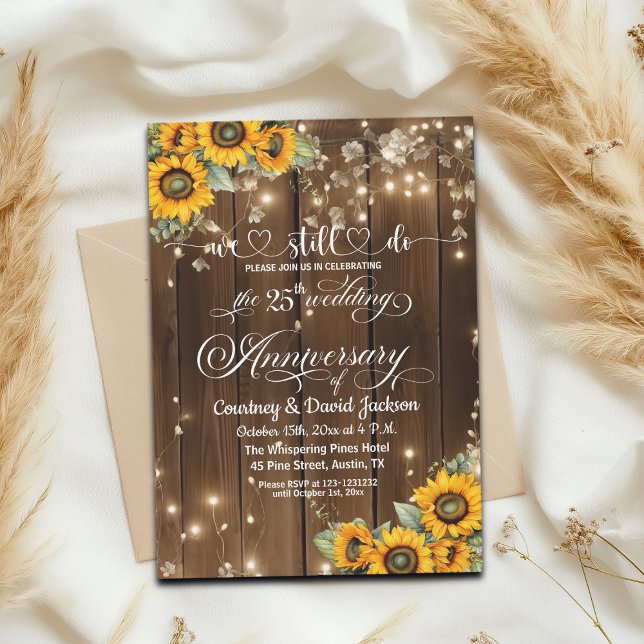 Invitación Todavía hacemos 25° Aniversario Boda (Subido por el creador)