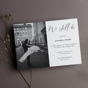 Invitación Todavía hacemos el elegante aniversario del Boda d