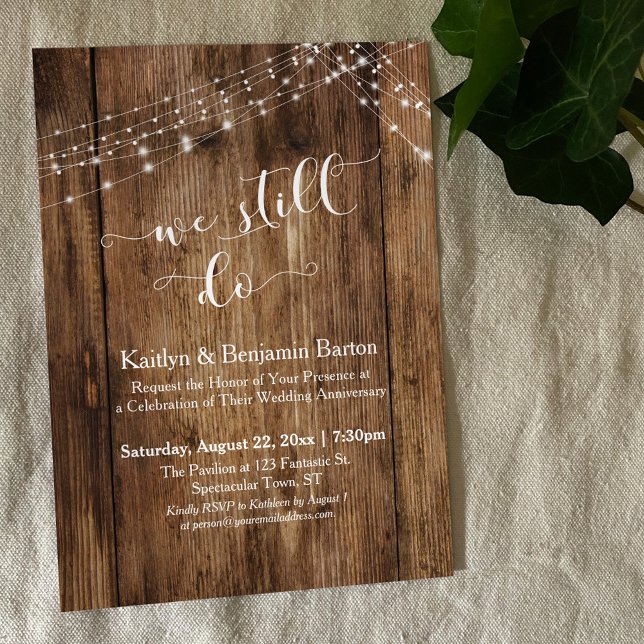 Invitación Todavía hacemos tipografía Aniversario de Madera R (Subido por el creador)