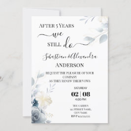 Invitación Todavía renovamos los votos de renovación de la bo