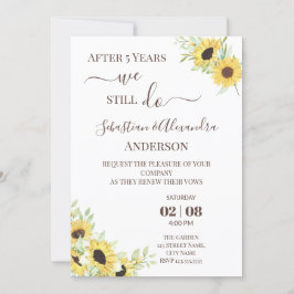 Invitación Todavía renovamos votos de renovación de boda Aniv