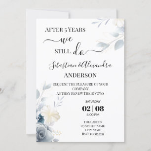 Invitación Todavía renovamos votos de renovación de boda Aniv