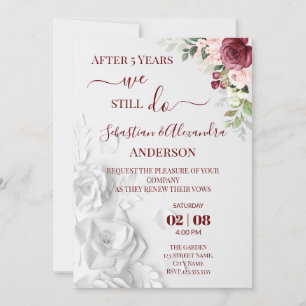 Invitación Todavía renovamos votos de renovación de boda aniv