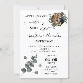 Invitación Todavía renovamos votos de renovación de boda Aniv