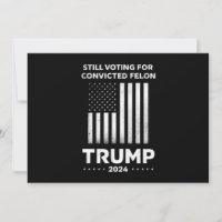 Todavía votando por el convicto delincuente Trump