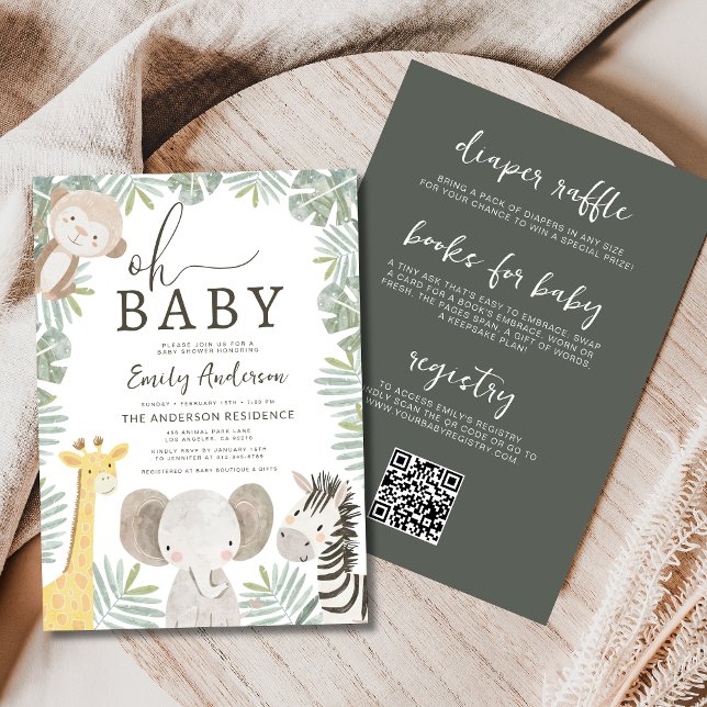 Invitación Todo en el Baby Shower de un niño salvavidas y sal (Subido por el creador)