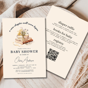 Invitación Todo en un Boho Nuevo capítulo empieza Baby Shower