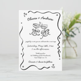 Invitación Todo en un caprichoso Boda