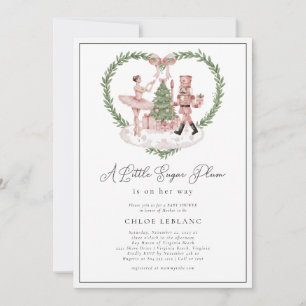 Invitación Todo en un Cascanueces Niña Little Sugarplum