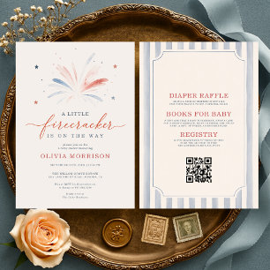 Invitación Todo en un pequeño petardo Cumpleaños de bebé el 4