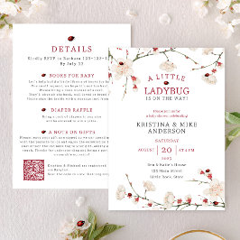 Invitación Todo en una pequeña ducha de código QR