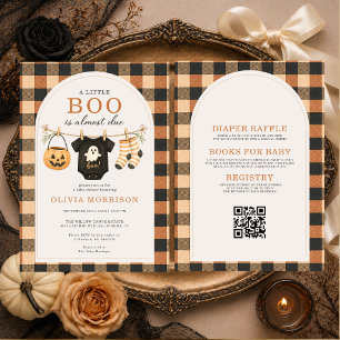 Invitación Todo en una pequeña fiesta de baby shower de Hallo