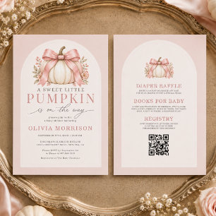 Invitación Todo en una pequeña fiesta de shower de bebé con l
