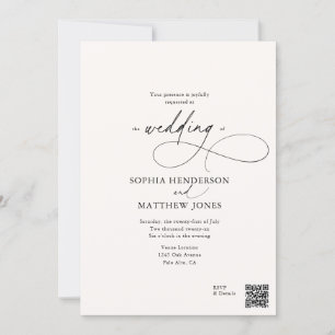Invitación Todo en una sola llamada de escritura a mano foto