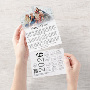 Invitación Todo En Uno Actualización de la Empresa Logo Foto Calendario 2