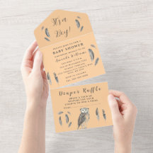 Aves de Bebé Cute Fees Watercolor Bohemio Al