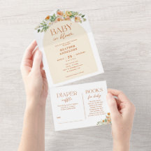 Baby Shower Chica de las flores de primavera