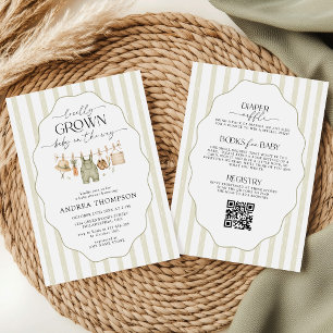 Invitación Todo en Uno Baby Shower de Productos Locales Ver