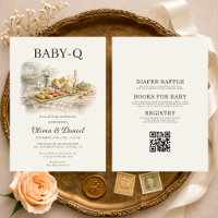 Todo en uno Backyard Baby-Q BBQ Shower de bebé