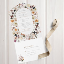 Boda Boho Fall Wildflowers