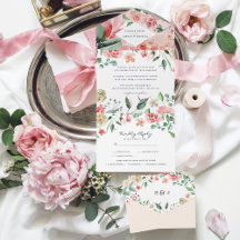 Boda Botánica de Floral Boho Todo en Uno