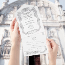 Boda Clásica Francesa con Guirnalda de Rosas Ornam