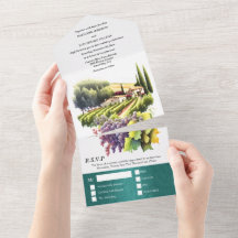 Boda de acuarela Toscana