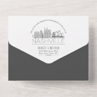 Boda de Nashville Deco Skyline
