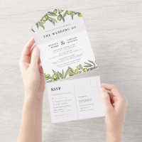 Boda de rama de olivo moderno