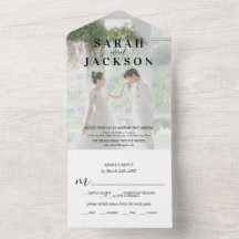 Boda de superposición de caligrafía romántica