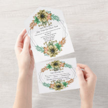 Boda Floral De Color Amarillo Y Naranja
