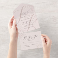 Boda floral de tipografía minimalista moderna de r