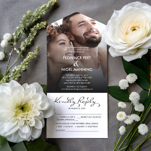 Invitación Todo En Uno Boda fotográfico de Hope Dream