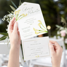 Boda mexicana Calla Lily Minimalista