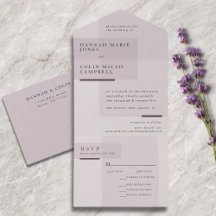 Boda Minimalista neutro de lavanda gris