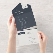 BODA MÍNIMO DE MONOGRAMA BLANCO NEGRO SCANDI TODO 