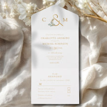 Boda moderna y elegante de eucalipto
